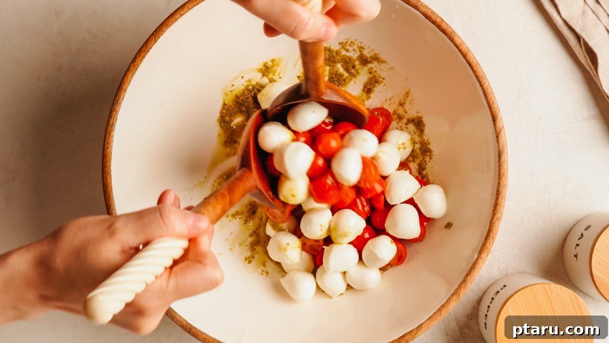 Gnocchi salad recipe steps.