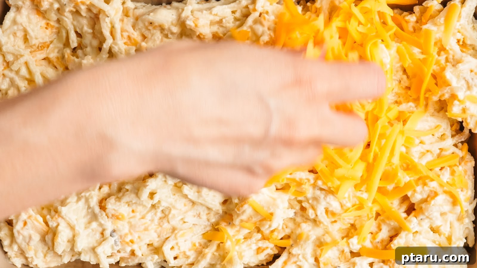 Funeral Potatoes: Cheesy Casserole with Cornflake Topping 8 Cheesy Potato Casserole recipe steps.