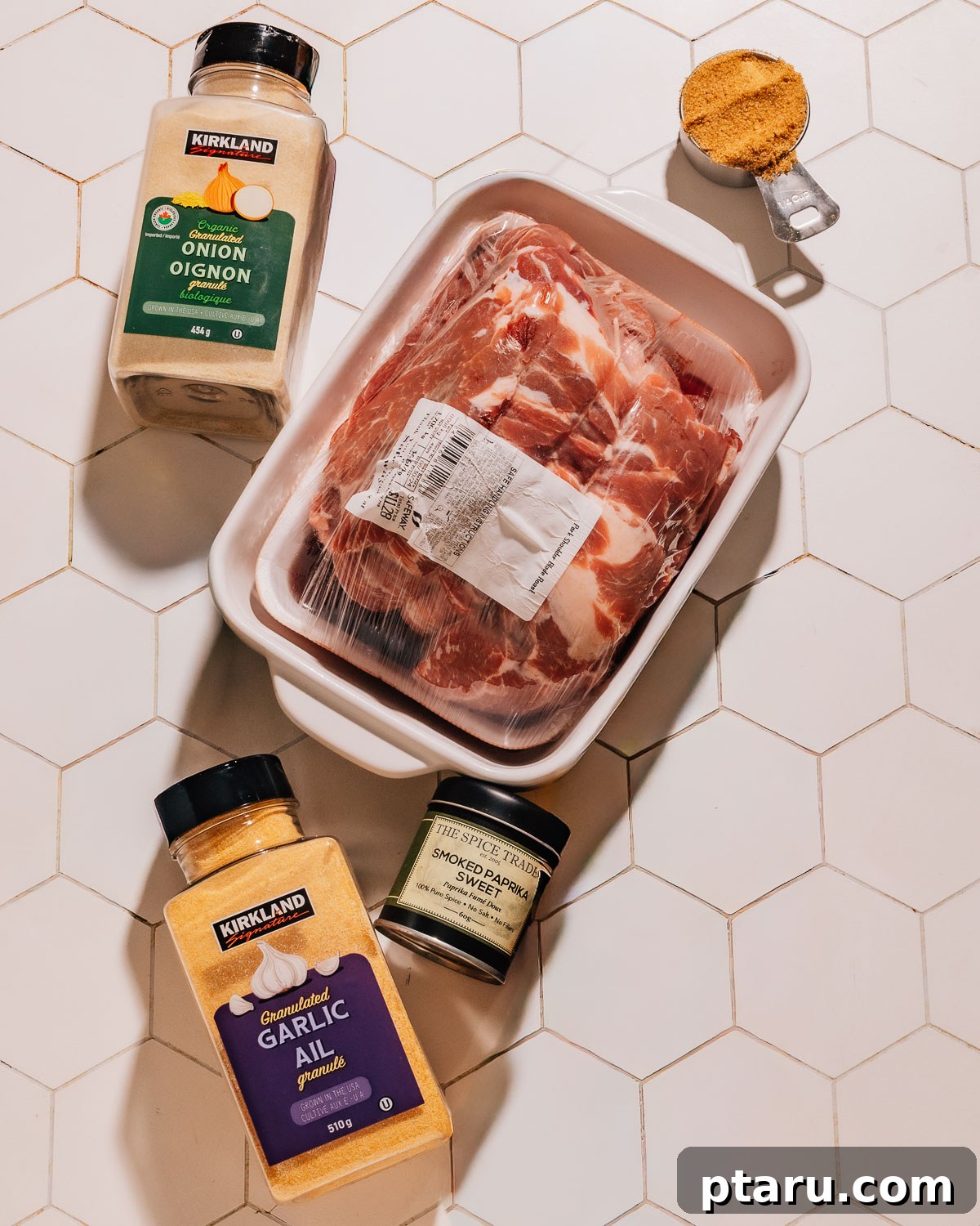 Pulled Pork Shoulder Dry Rub Recipe for Smoky Flavor 3 Ingredients for pulled pork rub.