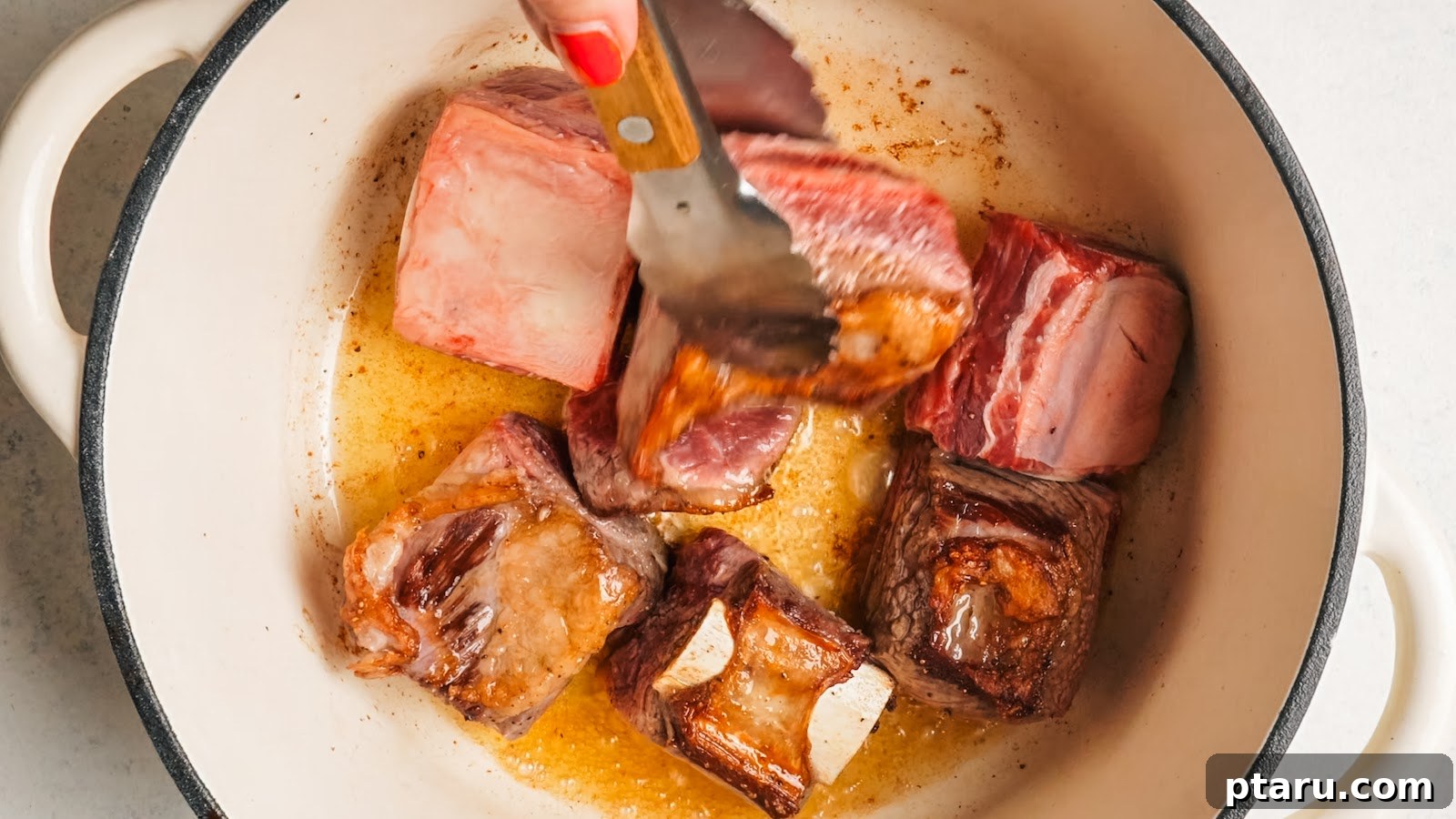 Red Wine-Braised Beef Short Ribs That Fall Apart 4 Braised Beef Short Ribs recipe steps.