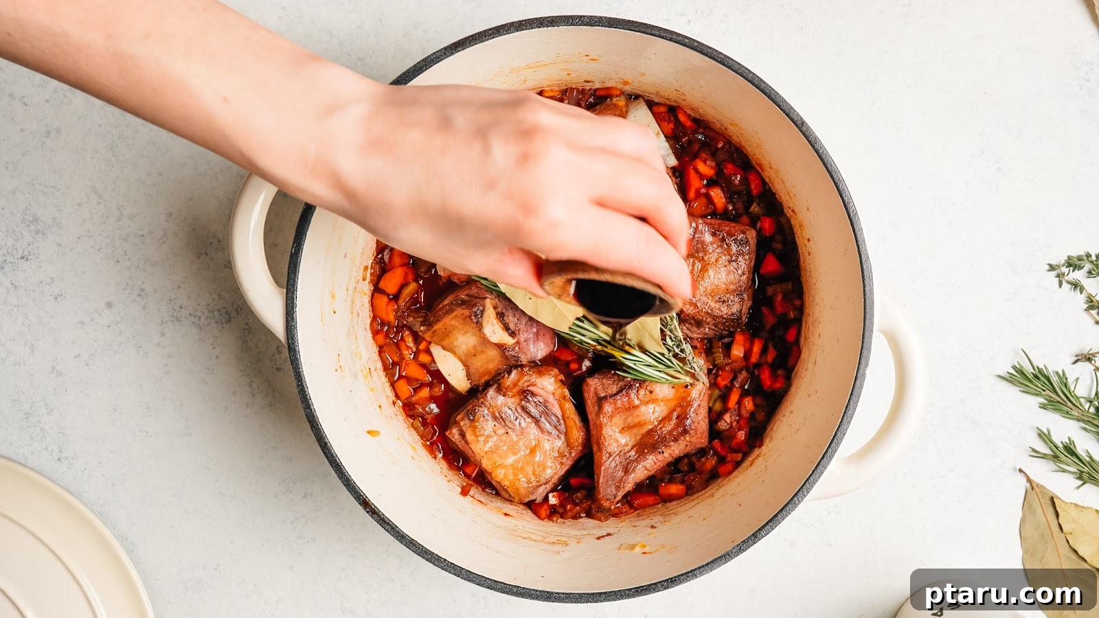Red Wine-Braised Beef Short Ribs That Fall Apart 7 Braised Beef Short Ribs recipe steps.