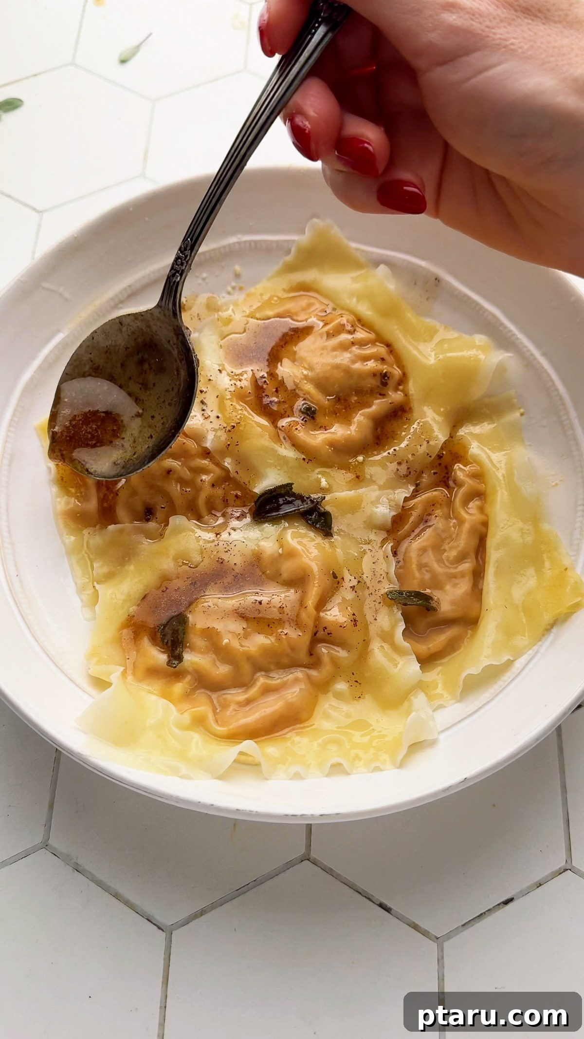 Homemade Pumpkin Ravioli Made with Wonton Wrappers 9 Pumpkin Ravioli recipe steps.